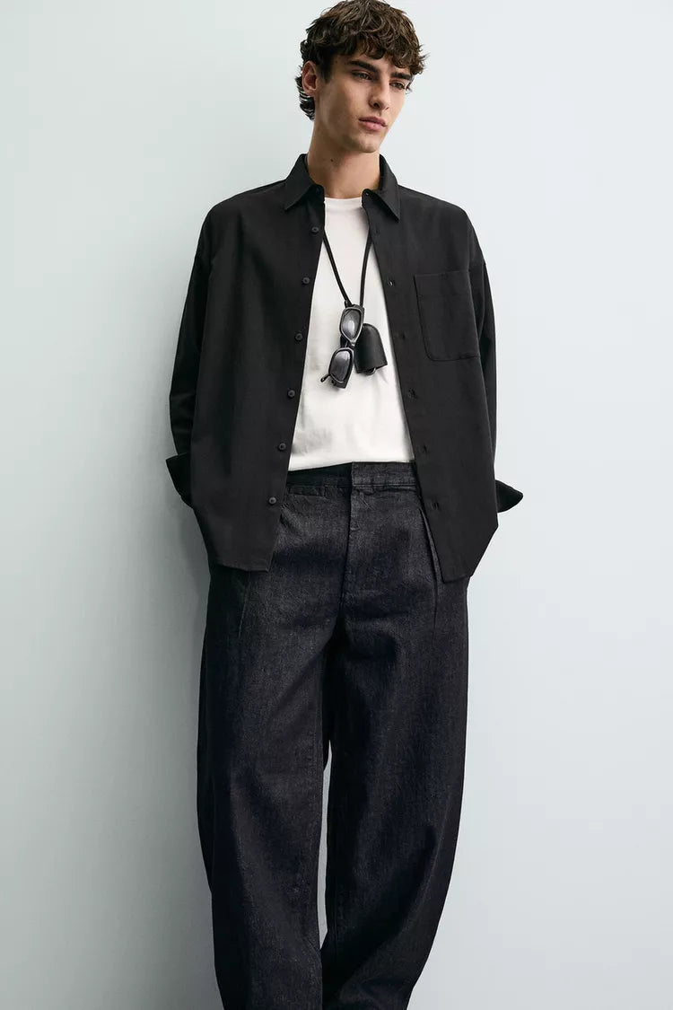 Camisa Fluida Relaxed Fit