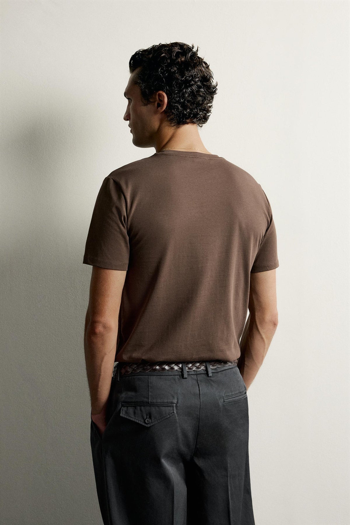T-shirt Básica Slim Fit