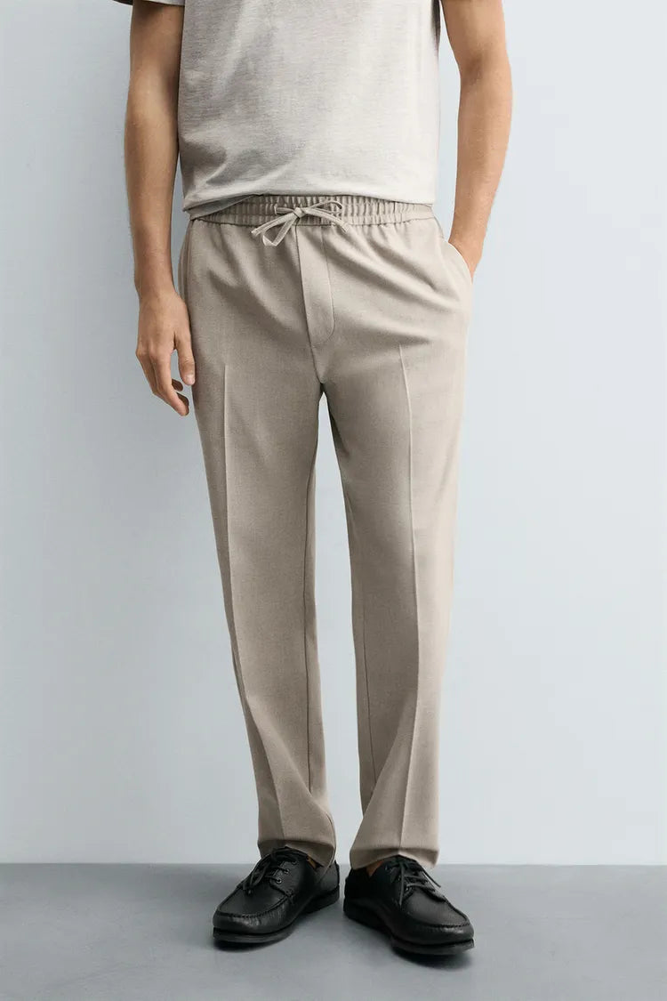Calças De Cintura Jogger Conforto
