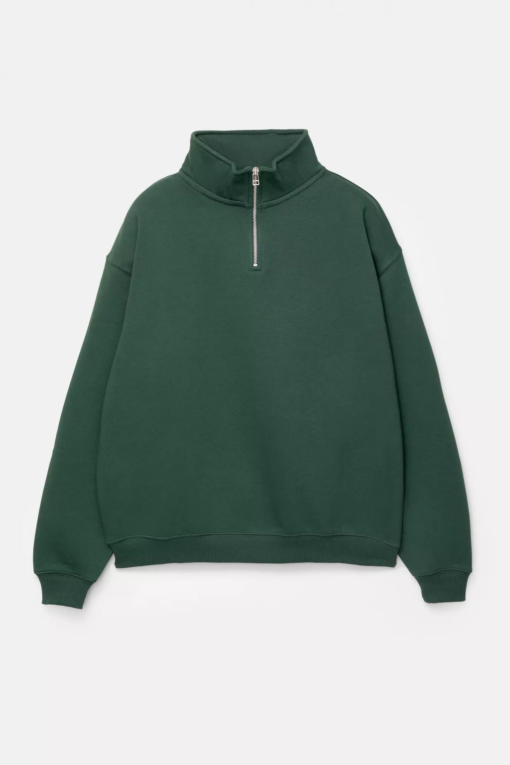 Camisola Quarter Zip Verde