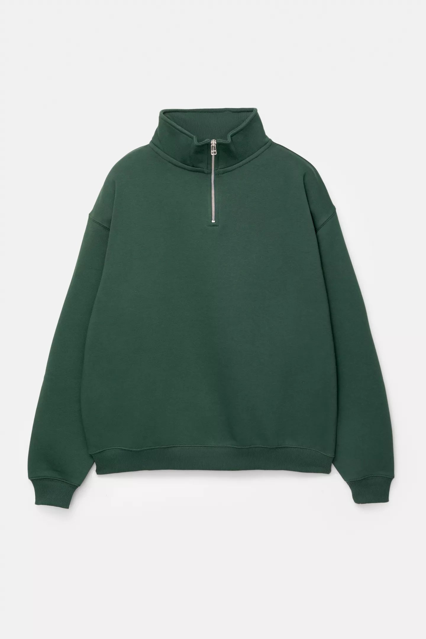 Camisola Quarter Zip Verde