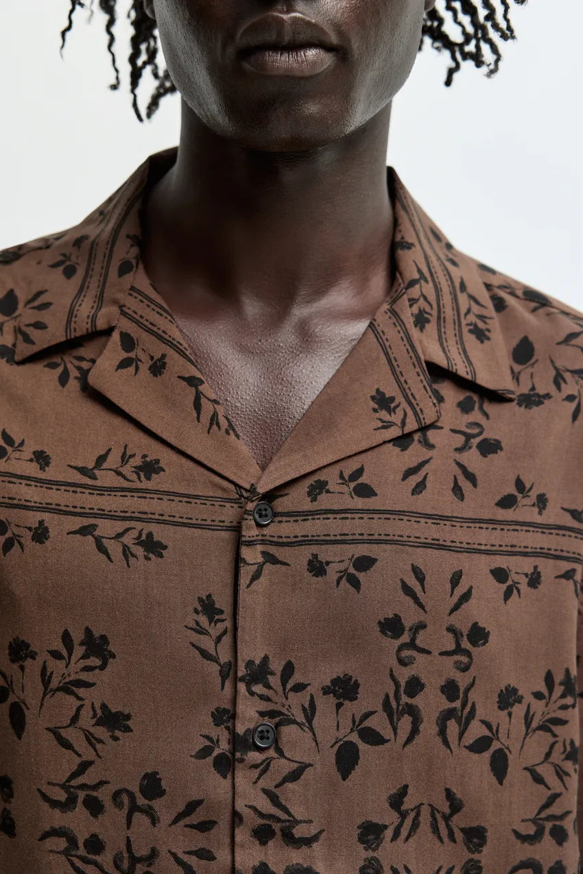 Camisa Resort Estampado Floral