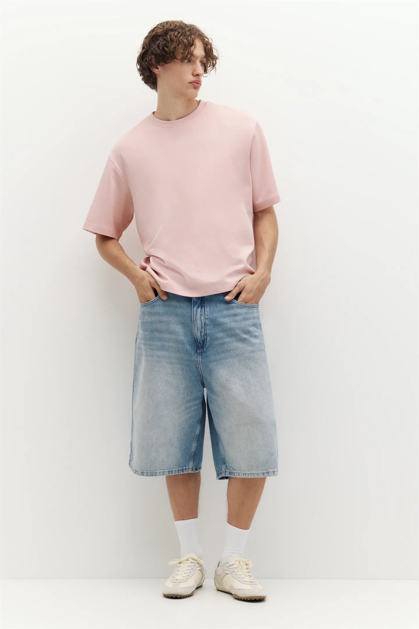 T-Shirt Boxy Com Tecido Interlock