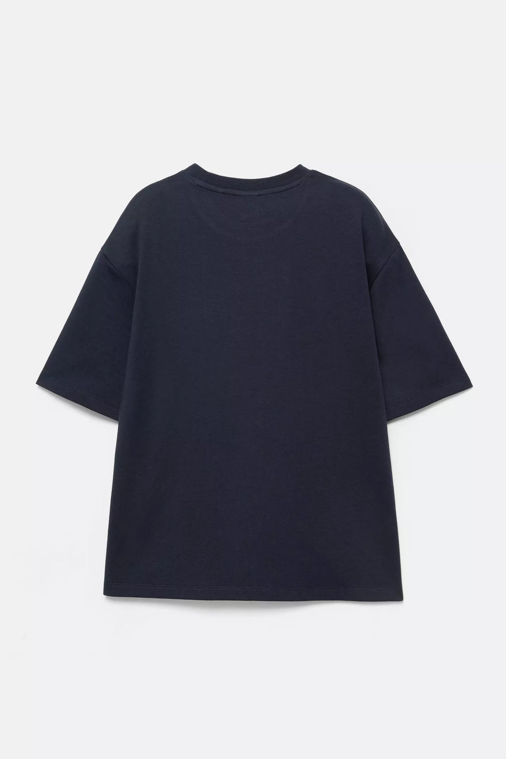 T-Shirt Boxy Com Tecido Interlock