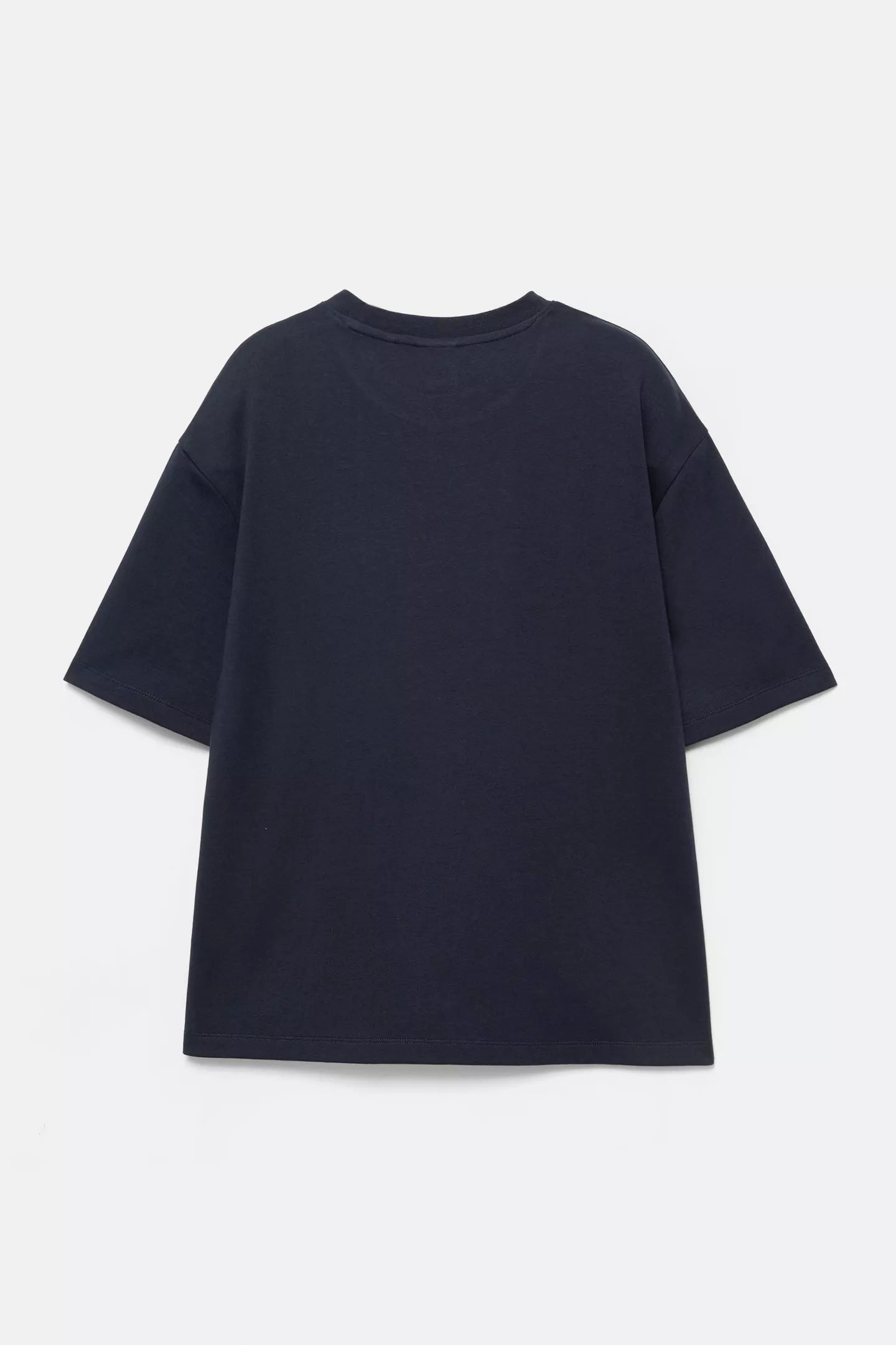 T-Shirt Boxy Com Tecido Interlock