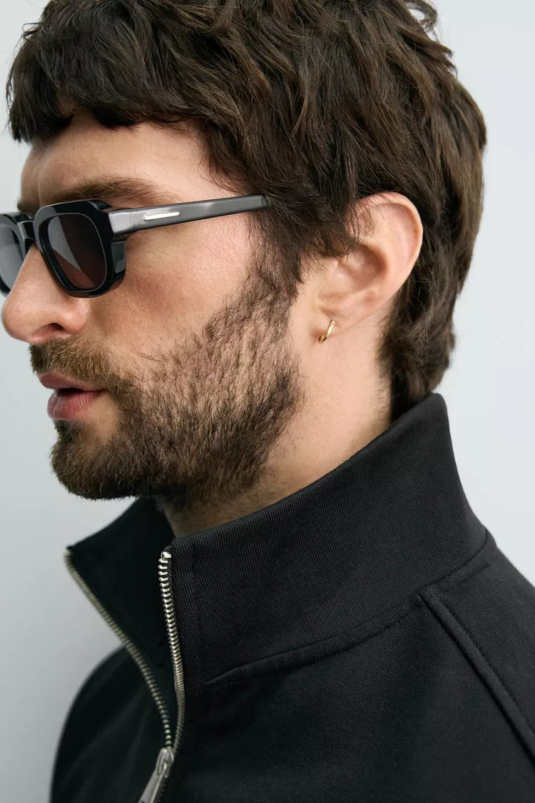 Sweatshirt De Gola Com Zíper