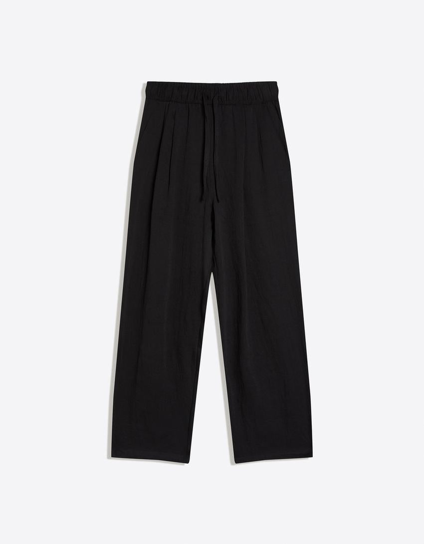 Calças Baggy Fit Rústicas