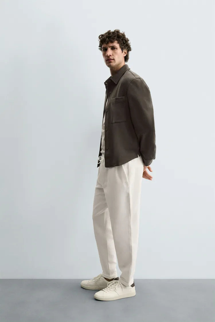 Camisa Conforto Com Bolsos Non Iron