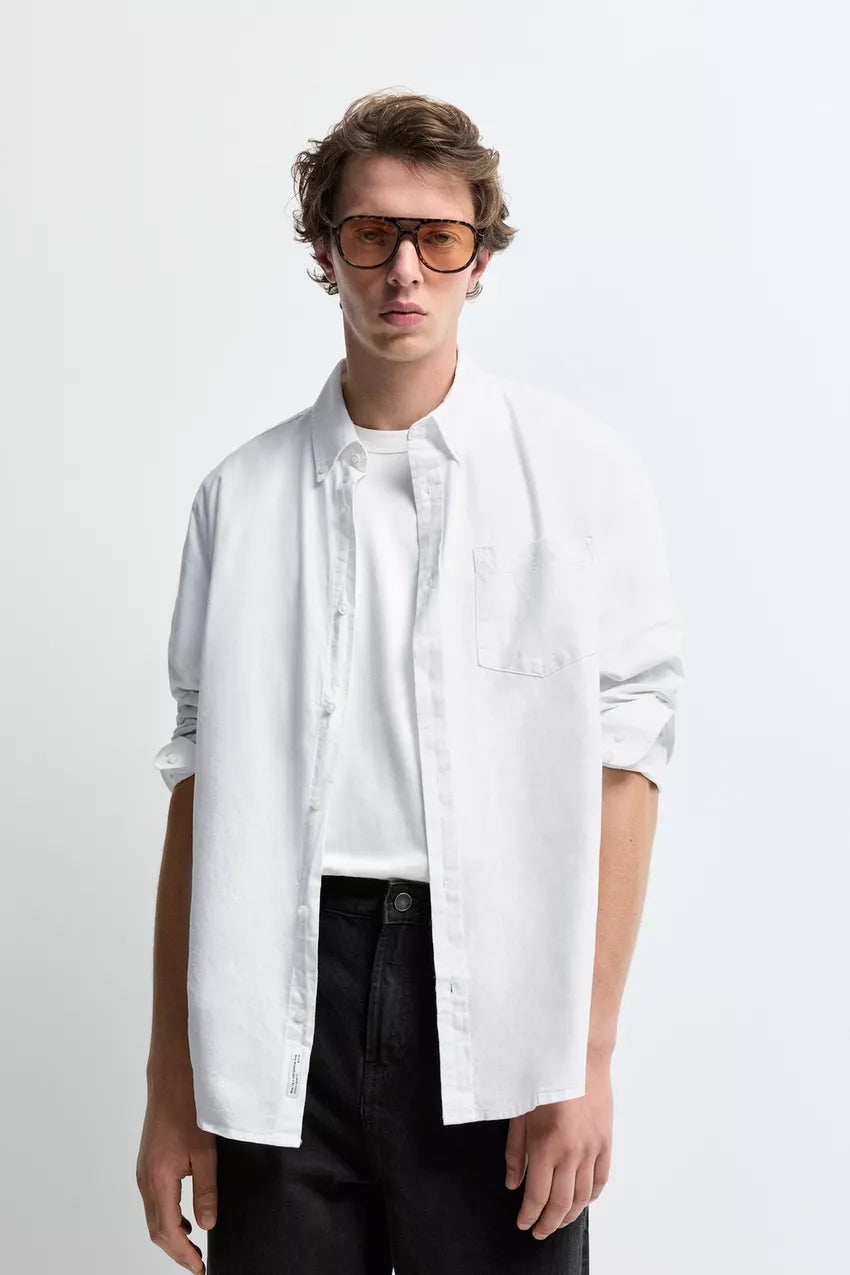 Camisa Oxford
