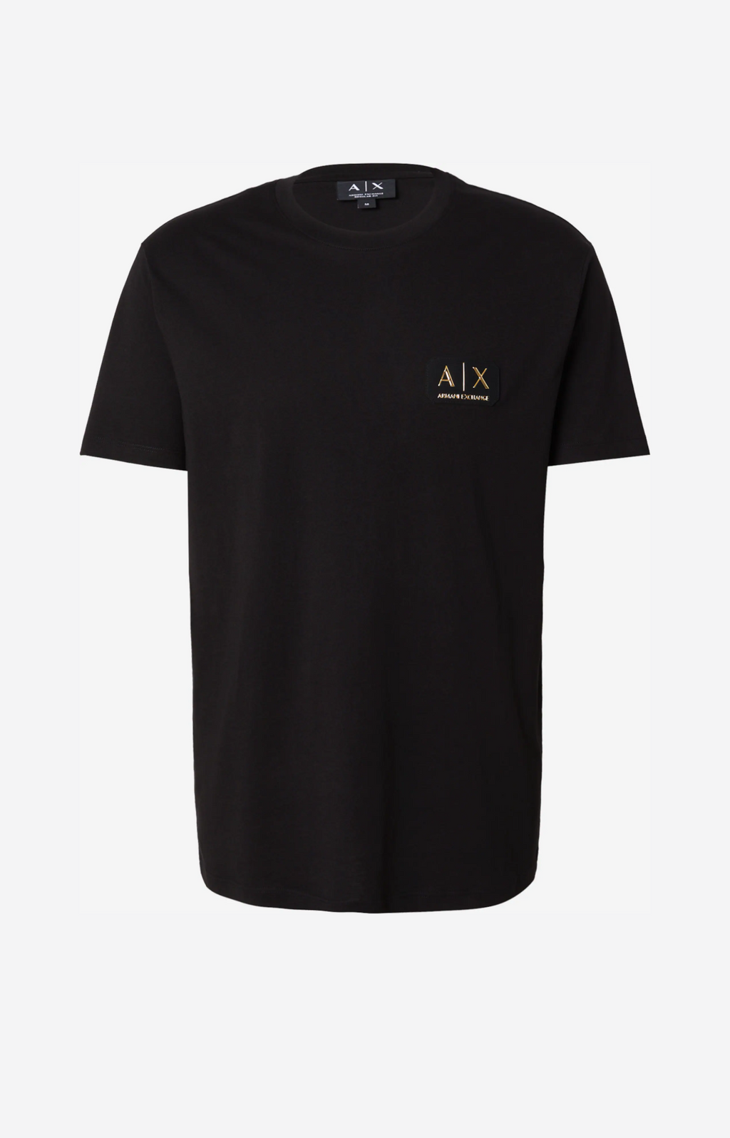 T-Shirt Com Logotipo Em Dourado