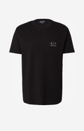T-Shirt Com Logotipo Em Dourado