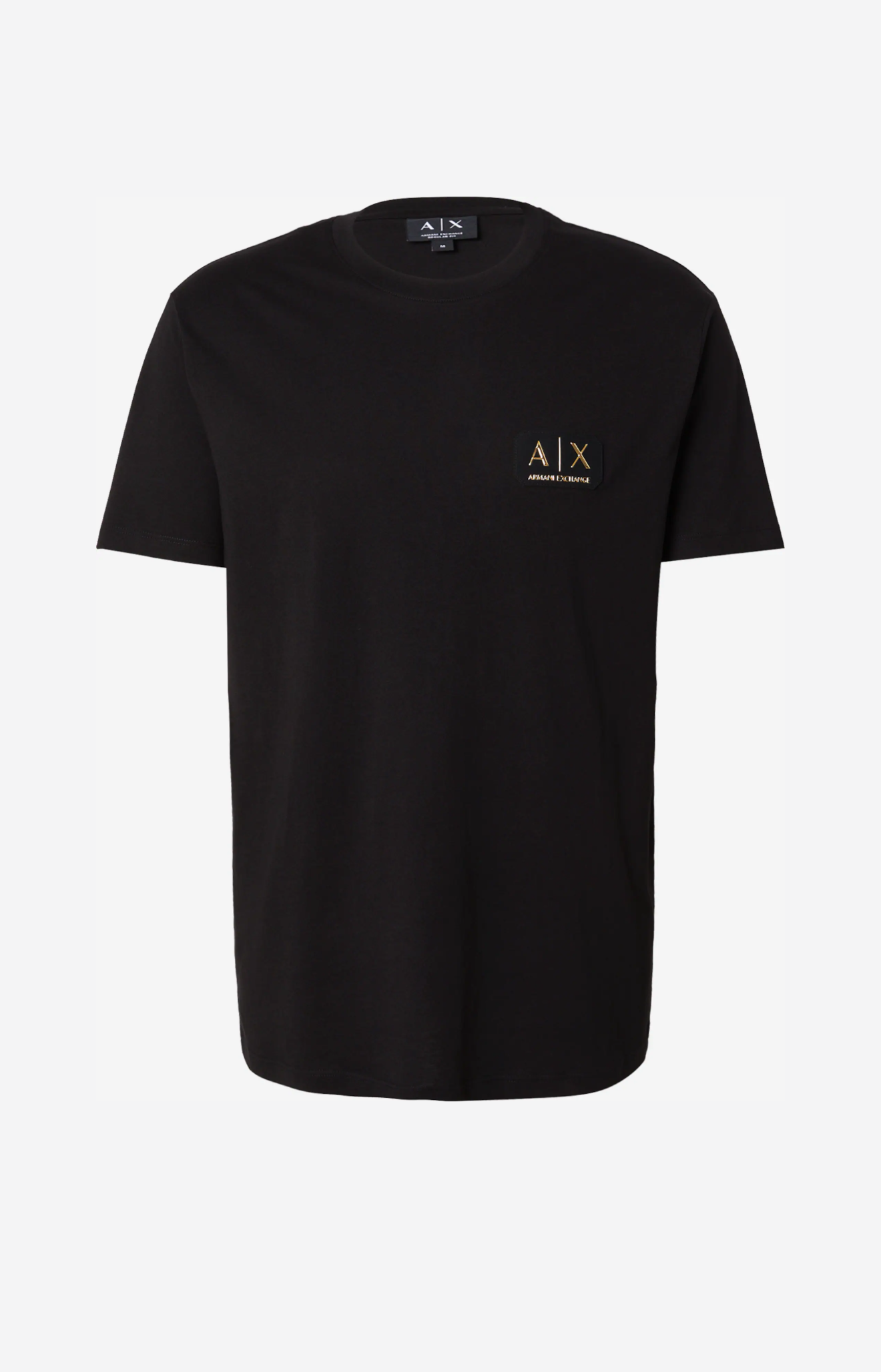 T-Shirt Com Logotipo Em Dourado