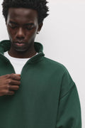 Camisola Quarter Zip Verde