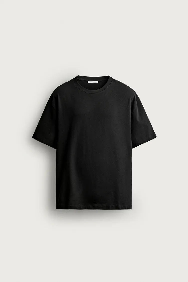 T-Shirt Heavyweight Tecido de Algodão Compacto