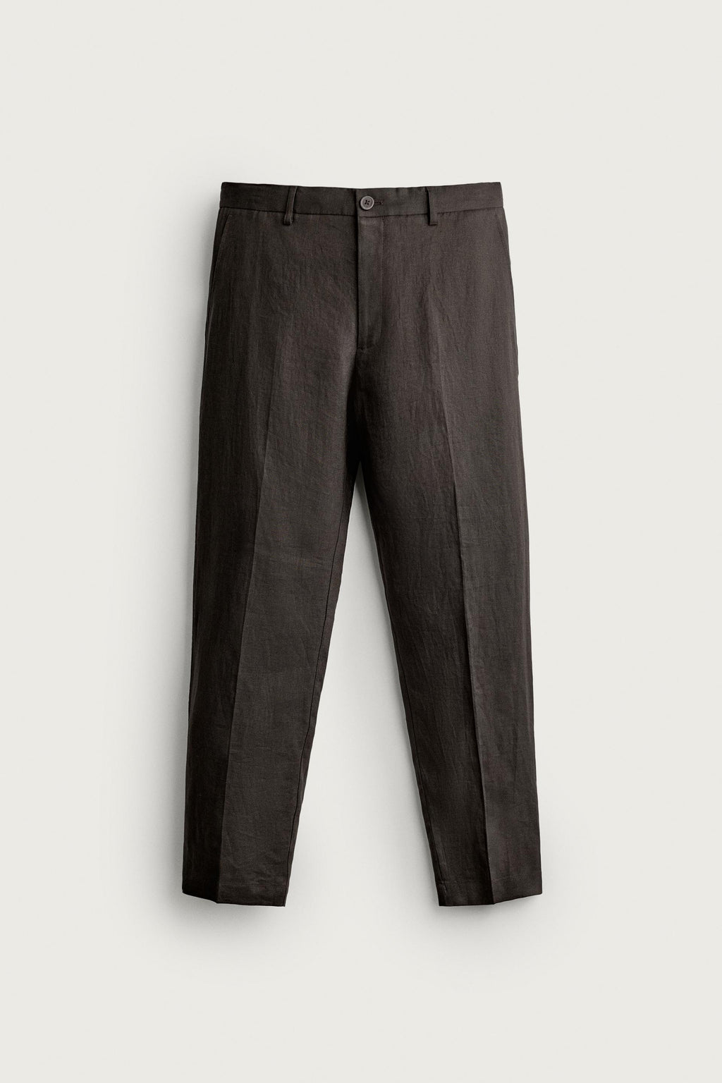 Calças Regular Fit 100% Linho