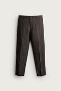 Calças Regular Fit 100% Linho