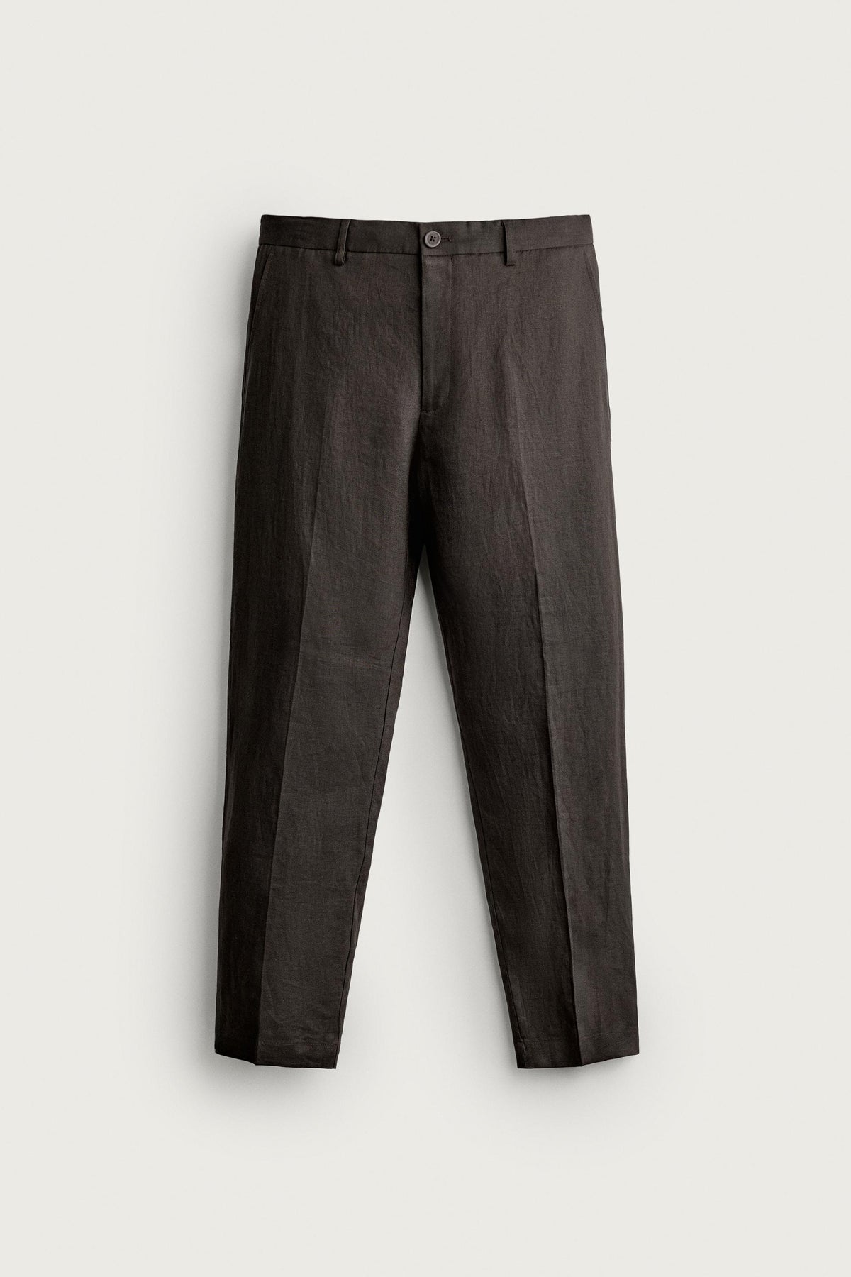 Calças Regular Fit 100% Linho