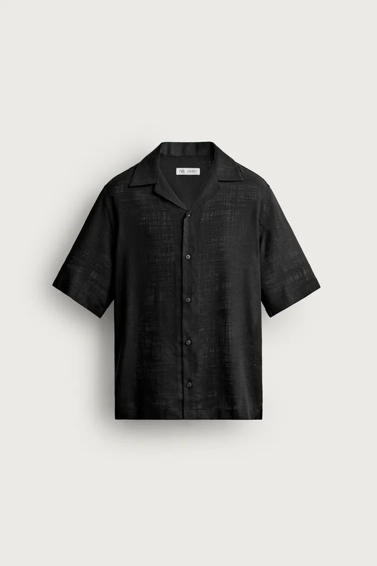 Camisa Fluida Com Estrutura