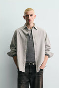 Camisa Relaxed Fit Ás Riscas