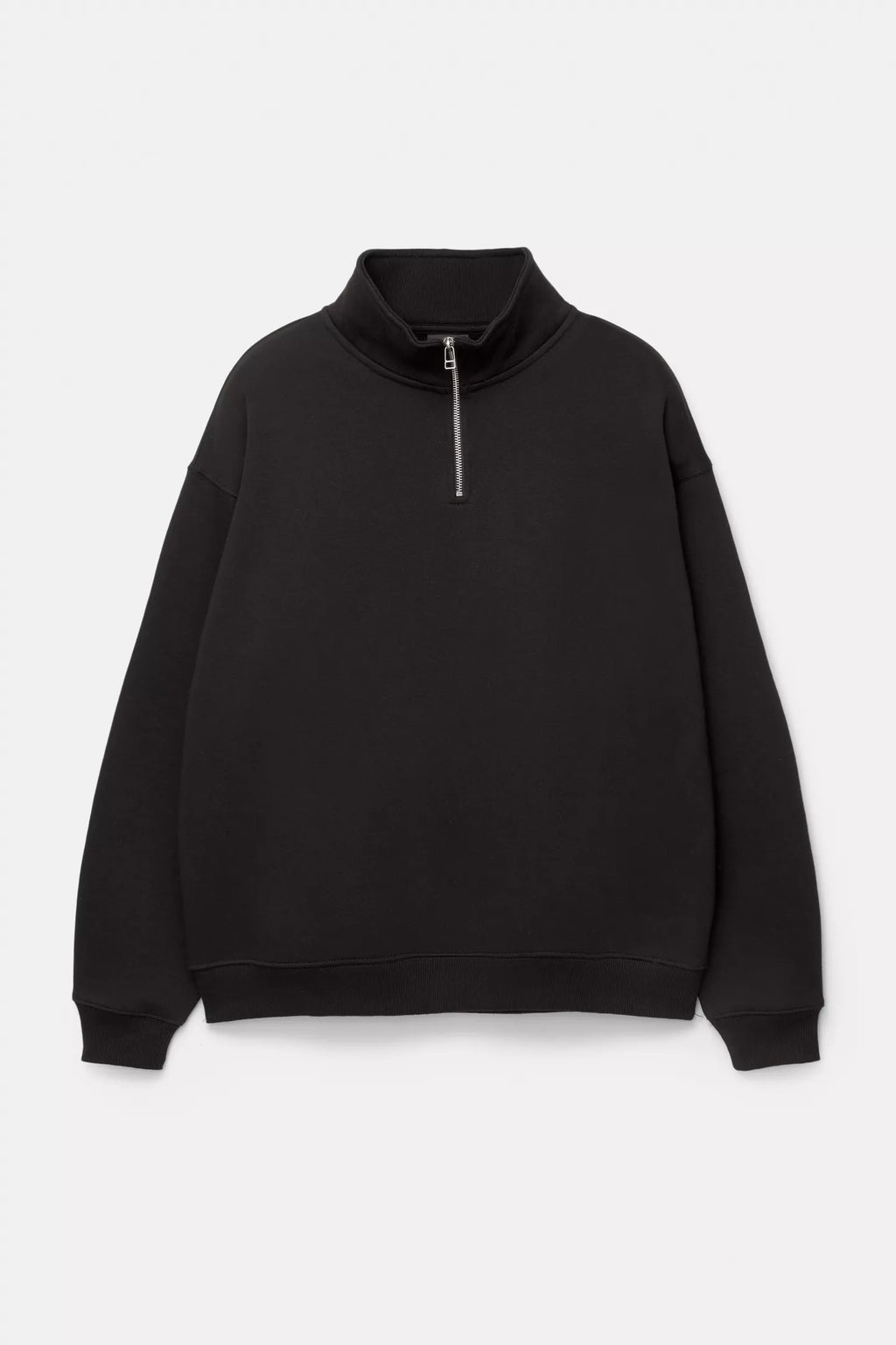 Camisola Quarter Zip Preto