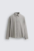 Camisa Relaxed Fit Às Riscas