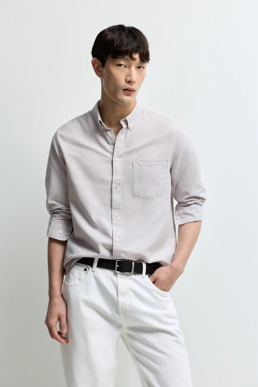 Camisa Oxford