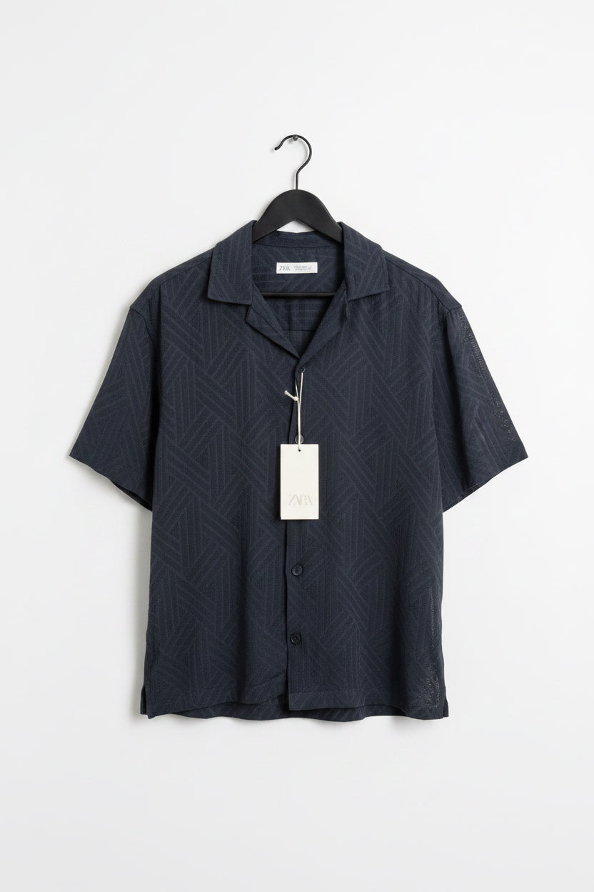 Zara Camisa Estampado Geométrico