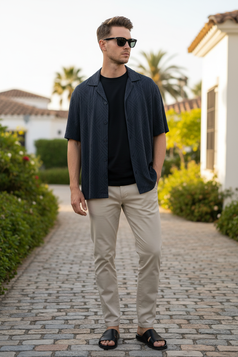 Zara Camisa Estampado Geométrico