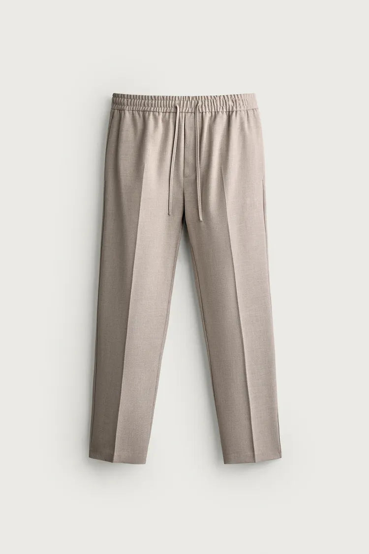 Calças De Cintura Jogger Conforto