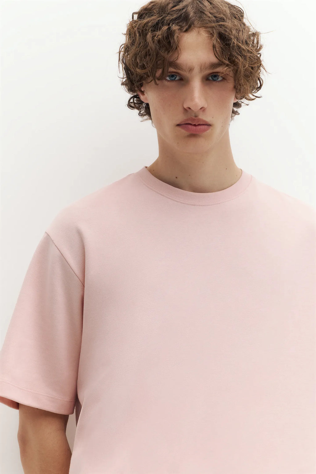 T-Shirt Boxy Com Tecido Interlock