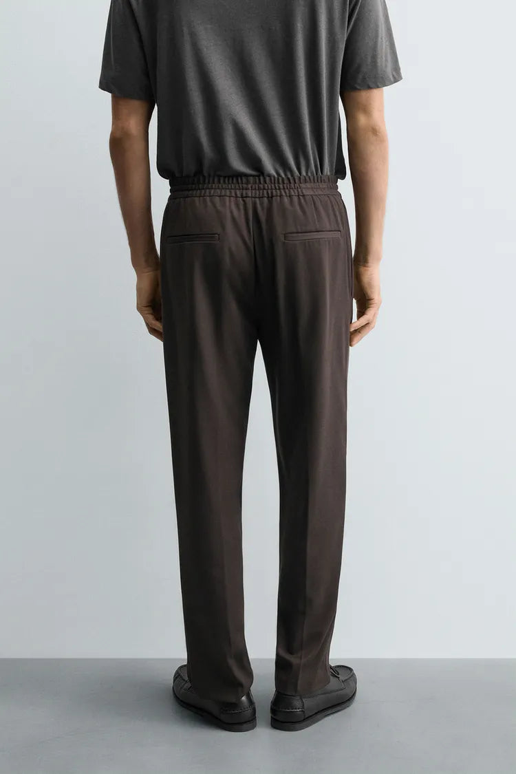 Calças De Cintura Jogger Conforto