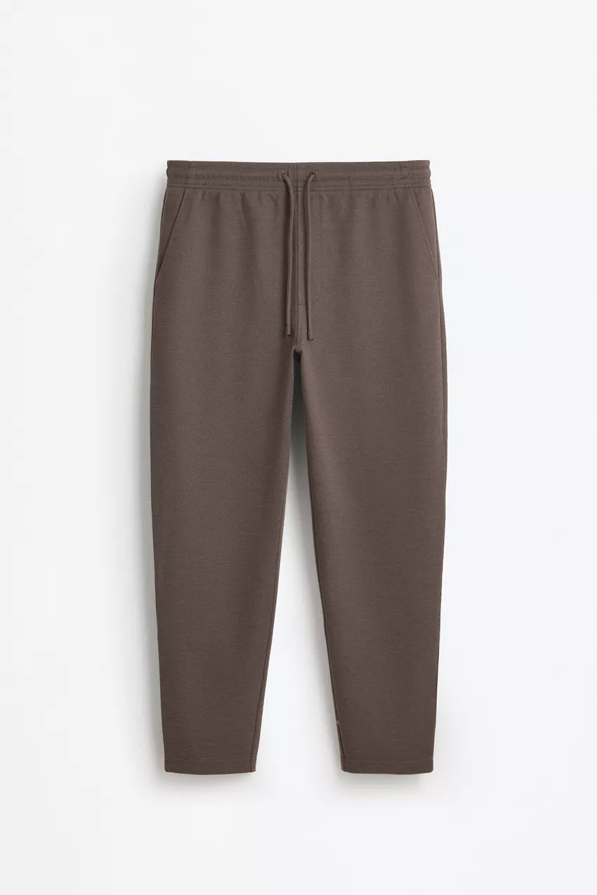 Calças Jogger Piqué Com Estrutura