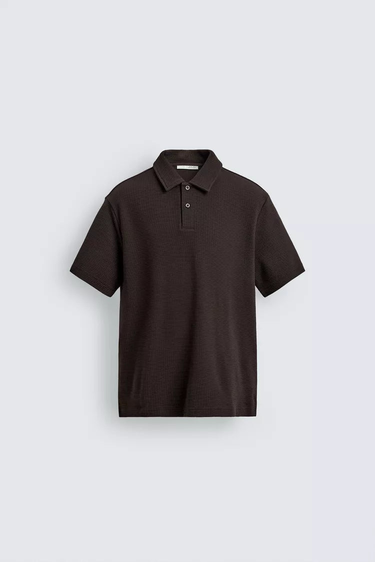 Polo Estrutura Efeito Waffle