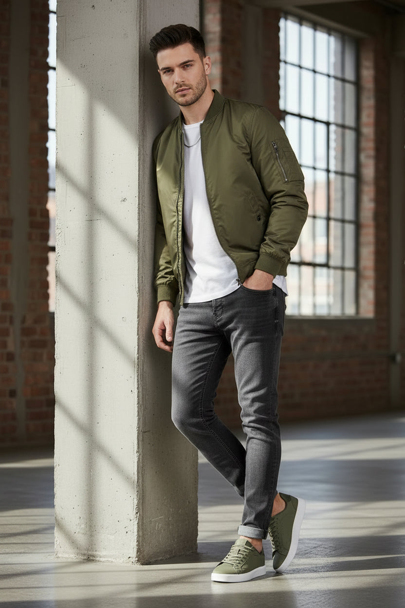 Tênis Casual Com Detalhe