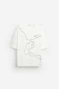 T-Shirt Bordado Contraste