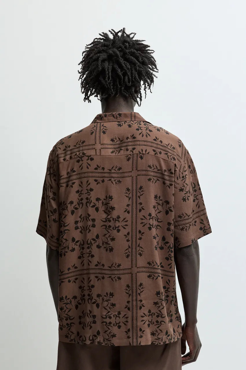 Camisa Resort Estampado Floral