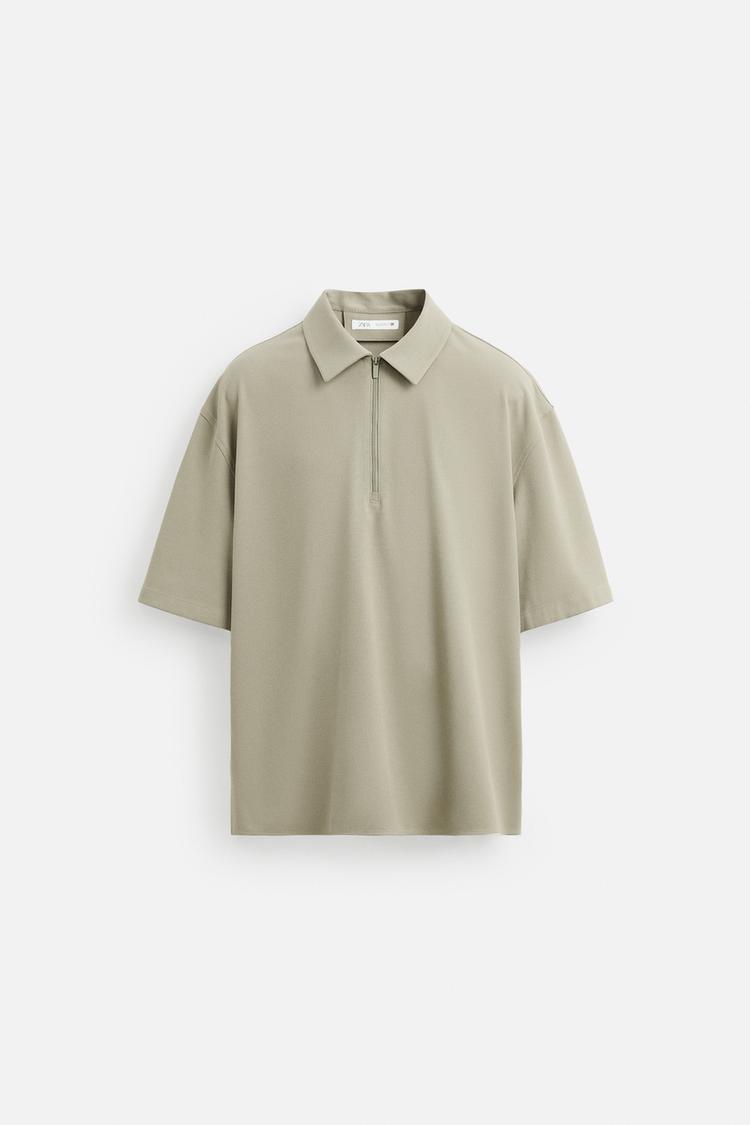 Polo Técnica Com Fecho De Correr