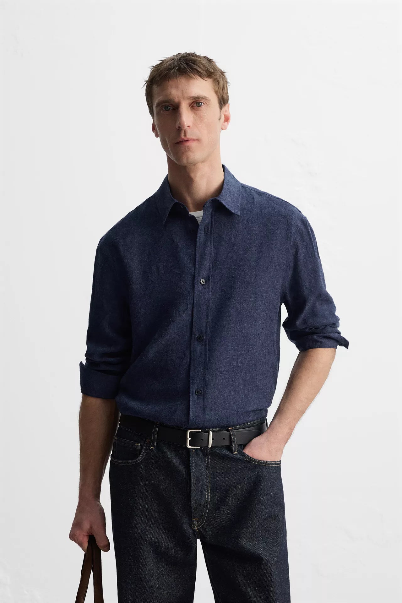Camisa Em Tecido Viscose