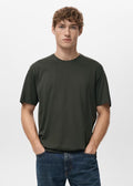 T-Shirt De 100% Algodão Regular Fit