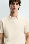 Polo De Malha Estruturado Regular Fit