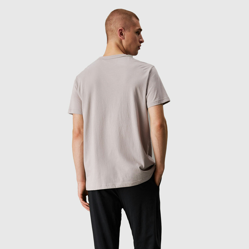T-Shirt Crewneck Com Logo Bordado