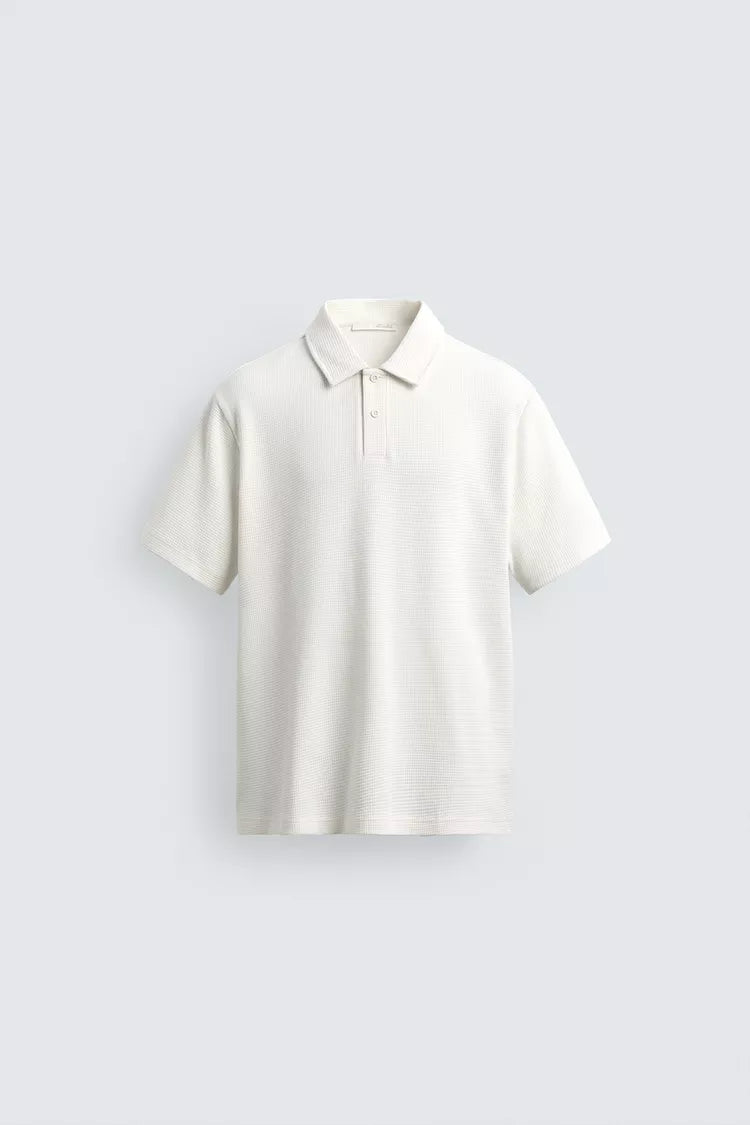 Polo Estrutura Efeito Waffle