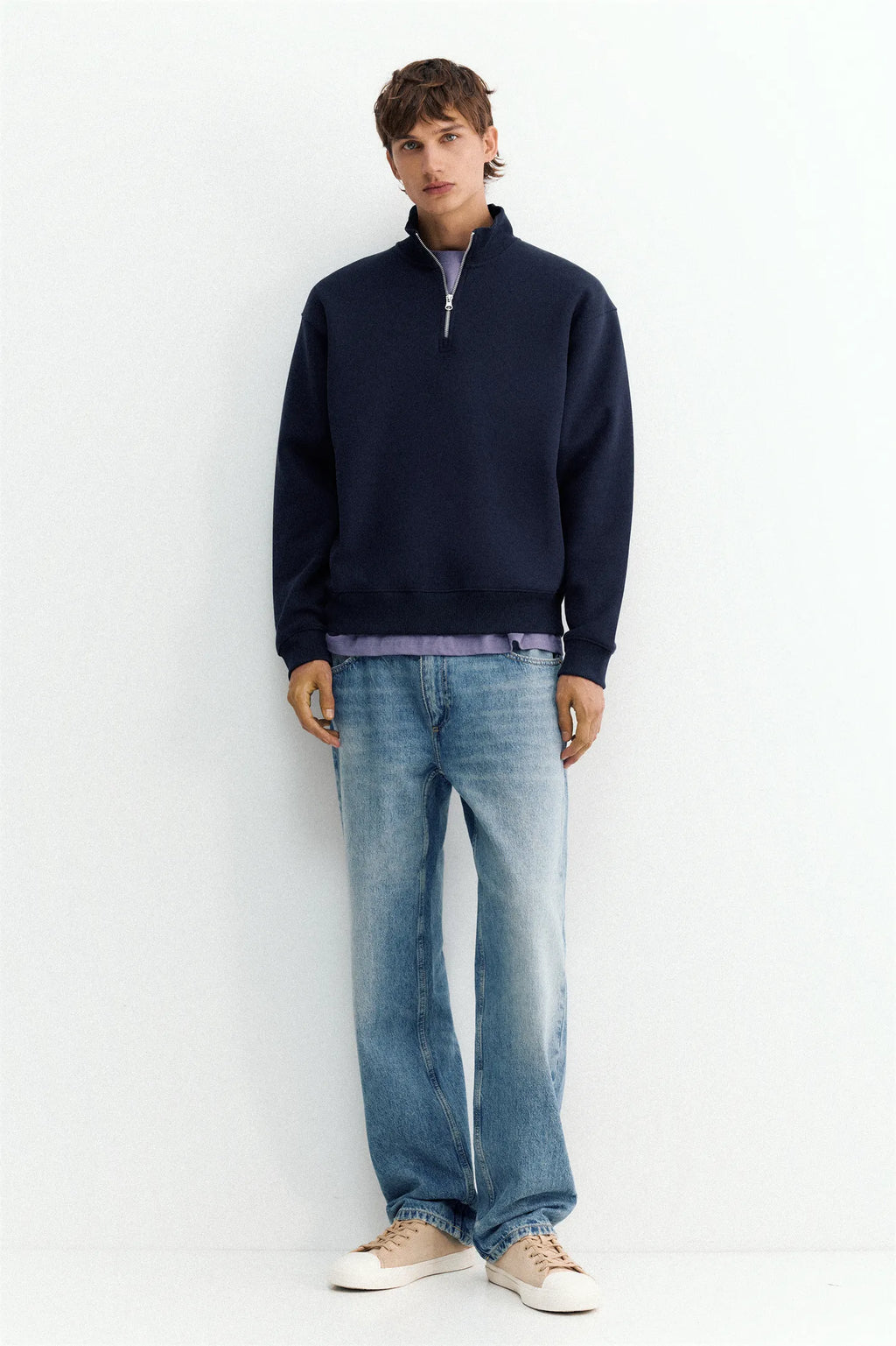 Sweatshirt Quarter Zíper