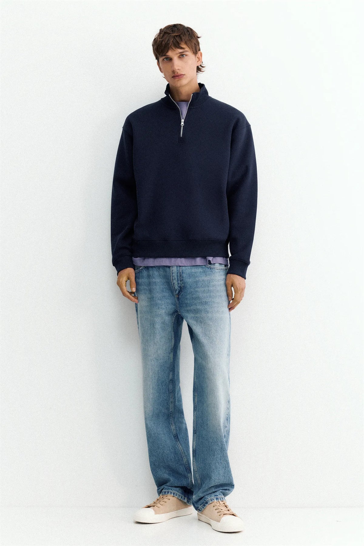Sweatshirt Quarter Zíper