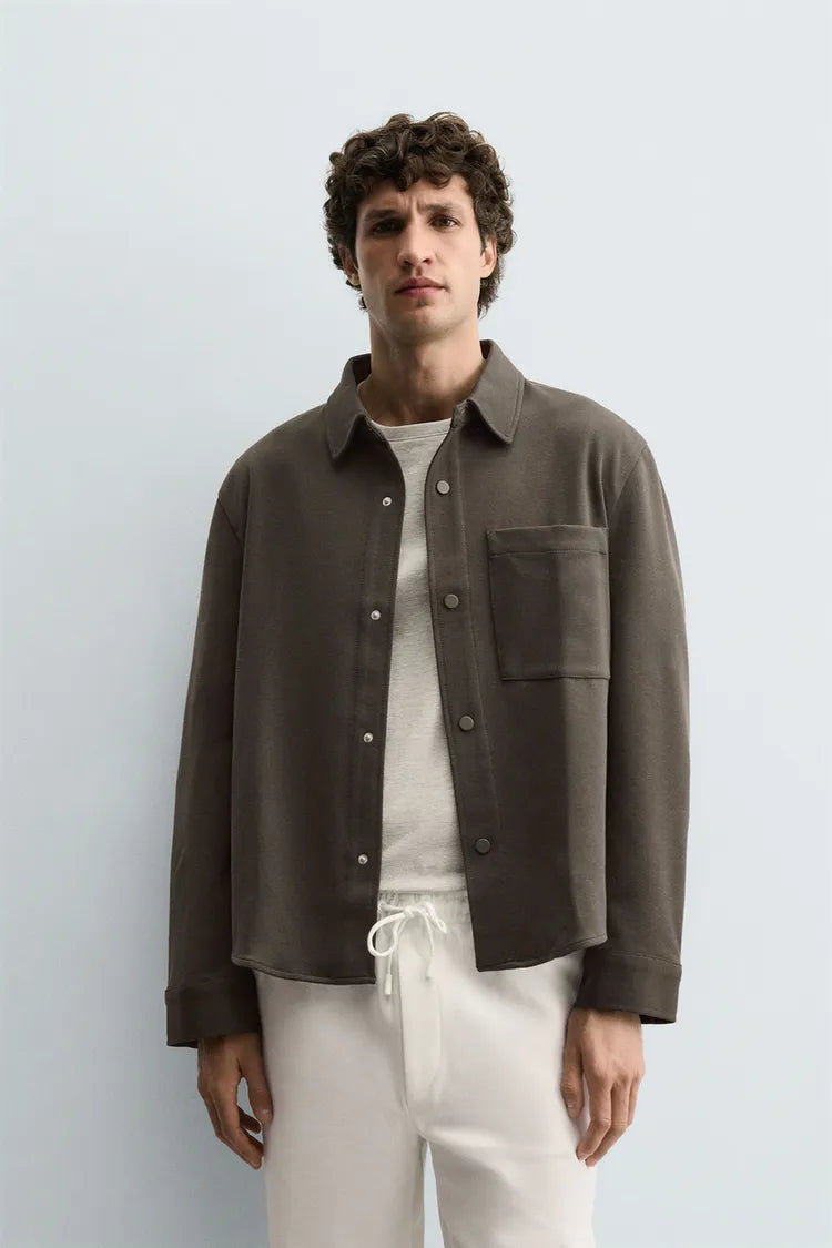 Camisa Conforto Com Bolsos Non Iron