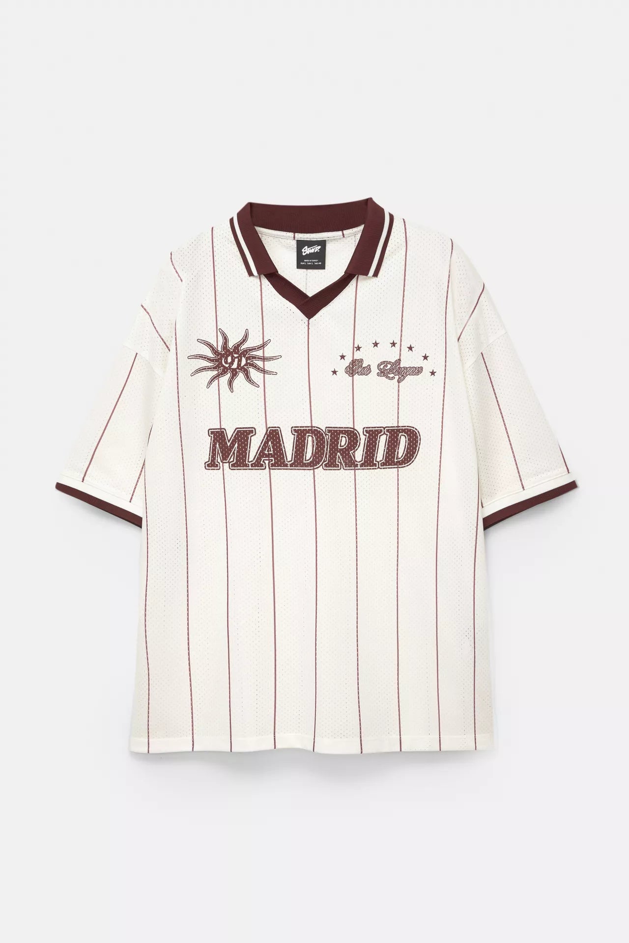 T-Shirt Às Riscas STWD Madrid