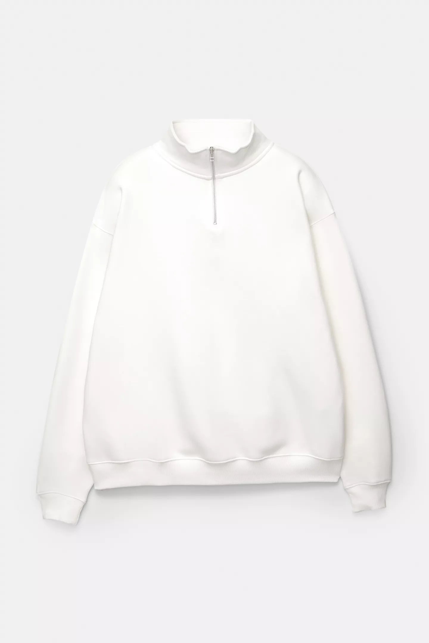 Camisola Quarter Zip Branco