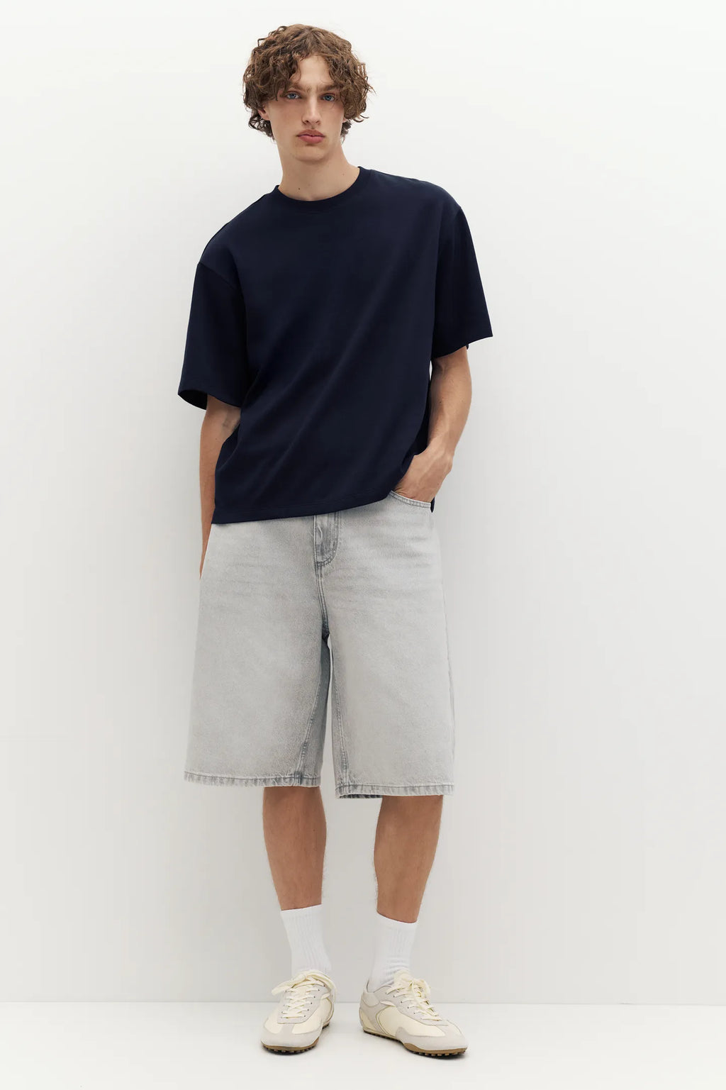 T-Shirt Boxy Com Tecido Interlock