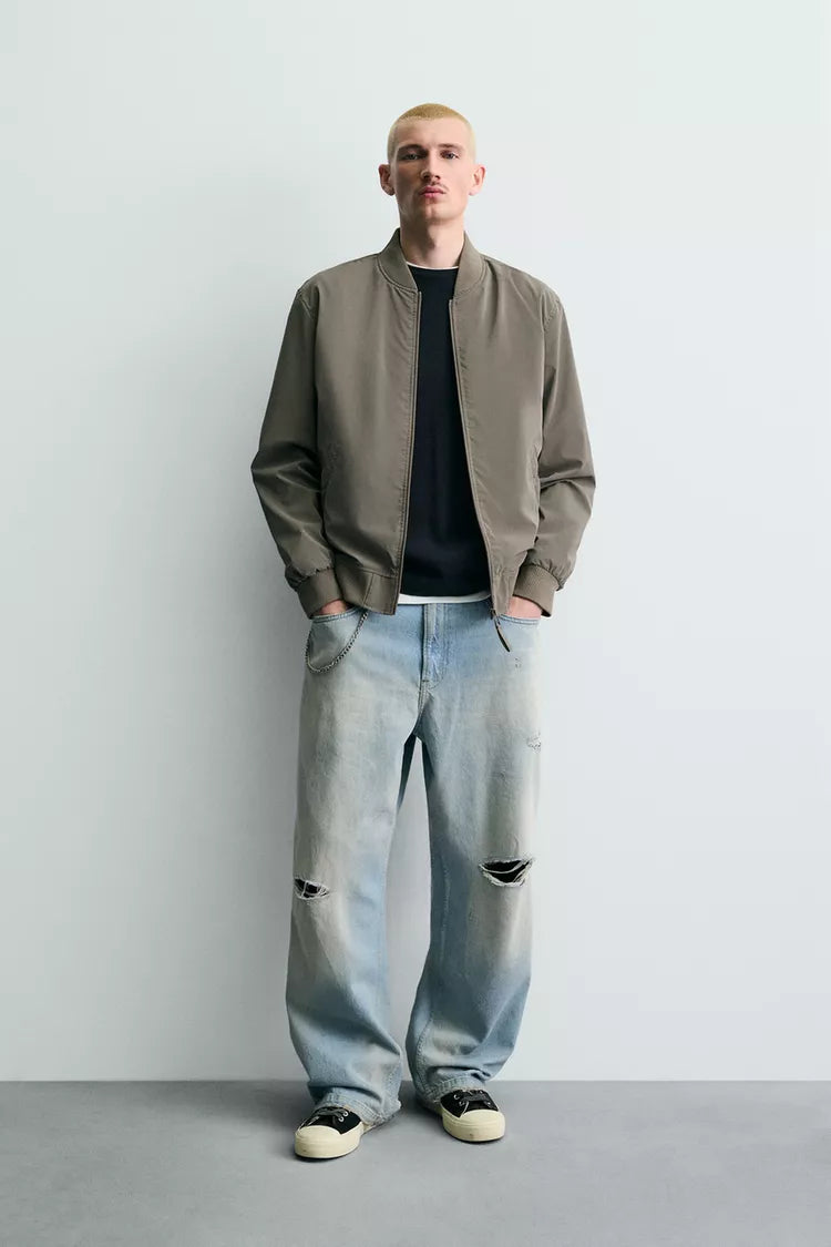 Bomber Jacket Técnico Visón