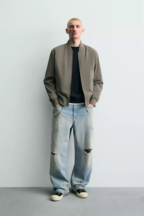 Bomber Jacket Técnico Visón